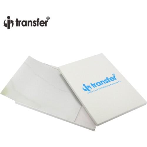 I-transfer A4 Dark No Cut Self Weeding Silver Foil Transfer Paper For T-shirt Printing HTP-20S