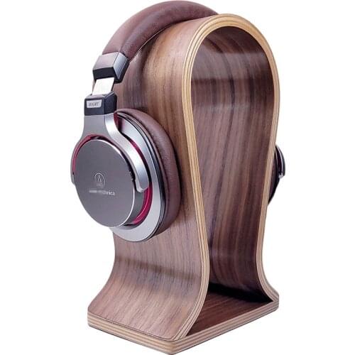 Headphone Stand Wood Headset Hanger holder Earphone Accessories Fashion Universal Desk Display New Arrivals Good Quality 1pc