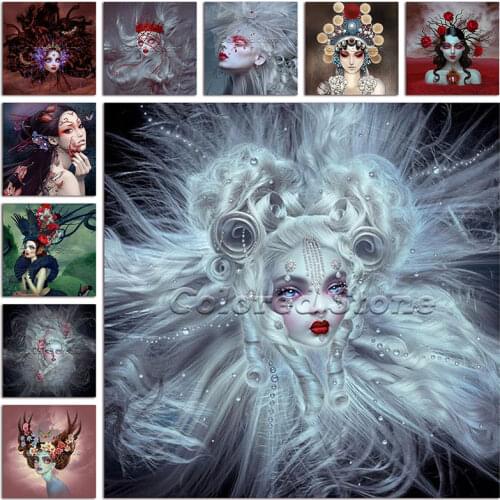 5D Full Square Diamond painting embroidery Cross stitch beauty girl sexy lady flower actor DIY Round Drill Drawing mosaic L190