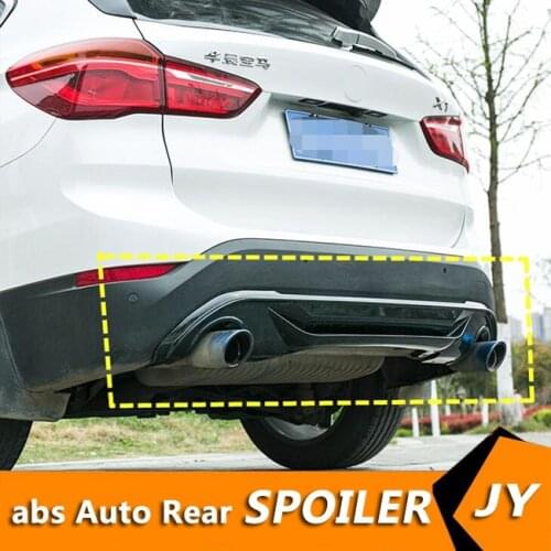 For BMW X1 F48 Body kit spoiler 2017-2019 For BMW 1 series ABS Rear lip rear spoiler front Bumper Diffuser Bumpers Protector