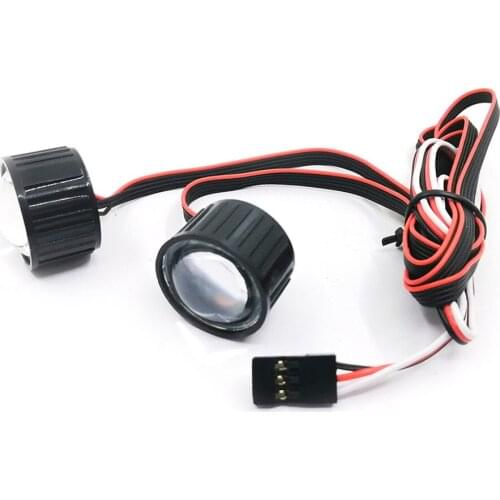 ​ LED Lights with Controller Board Remote Control Headlight Spotlight High Power for 1/10 Axial SCX10 90046 RC Crawler Car