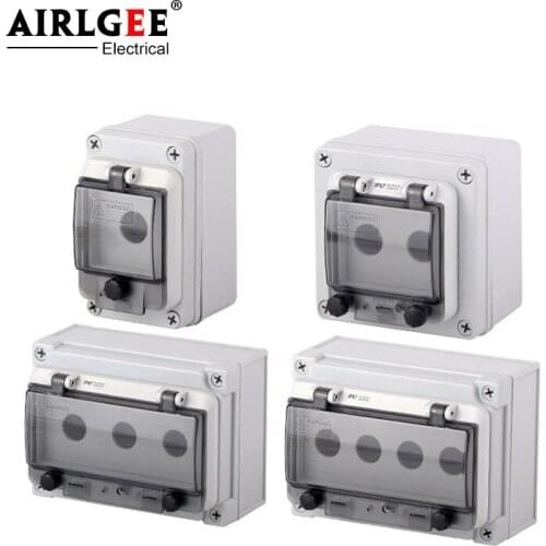 Outdoor Push Button Switch Box Transparent IP67 Waterproof Protective Window Cove Junction Box Panel Cove Can Be Customized