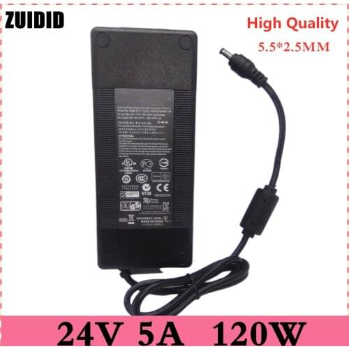 24V5A AC 100V-240V DC 24V 5A Switching Power Supply 24 Volt Universal Power Adapter Transformer LED Lamp AC/DC Charger 120W