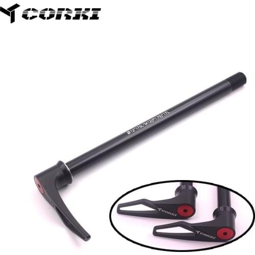 Bicycle Barrel Shaft Quick Release Lever 142-148x12 Adjustable handle Road mountain bike rear Flower Drum Barrel Shaft