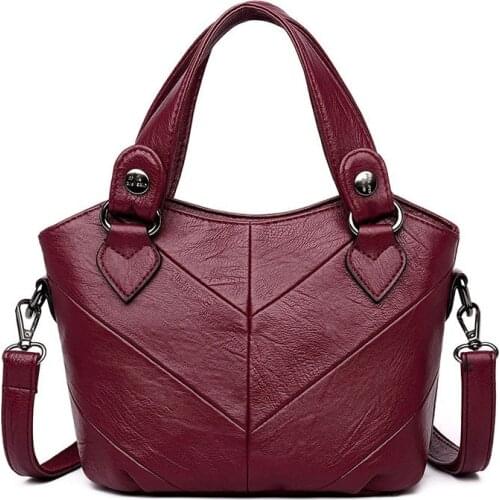 2019 Women Leather Handbags High Quality Female Crossbody Shoulder Bag Vintage Small Tote Bags For Girls Sac A Main Ladies Bag