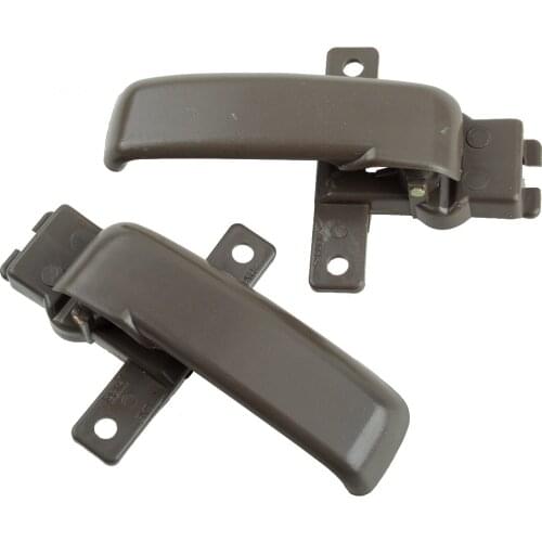 2Pcs/Set Car Dark Grey Interior Door Handle Fit For Isuzu NPR NPR-HD NQR NRR 1995-1999 2000 2001 2002 2003 2004 2005 2006 2007