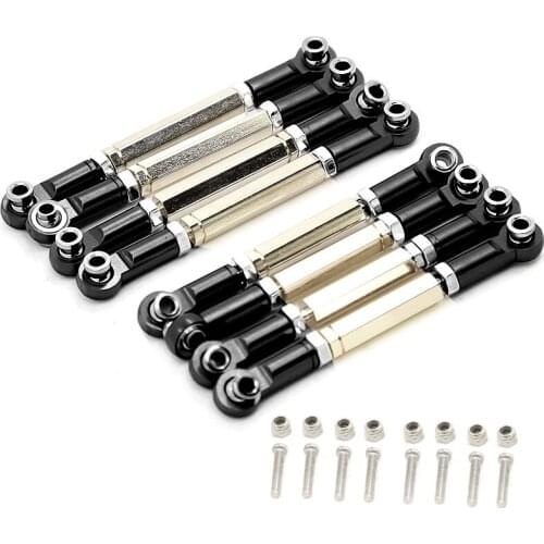 7pcs Upgrade Metal Pull Rod Steering Pull Rod Servo Rod Pull Rod For WPL B1 B-1 B14 B-14 B24 B-24 C14 1/16 RC Car Spare Parts