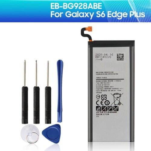 SAMSUNG Original Battery EB-BG928ABE EB-BG928ABA For Samsung GALAXY S6 edge Plus SM-G9280 G928P /F/V G9287 S6edgePlus 3000mAh