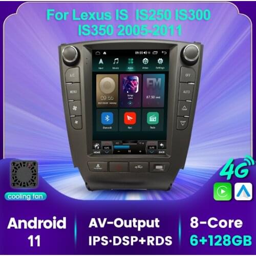 MEKEDE HD Vertical Screen Tesla Style Android 11 9.7" Car Radio for Lexus IS IS200 IS250 IS300 IS350 Car Dvd Player 2006-2012