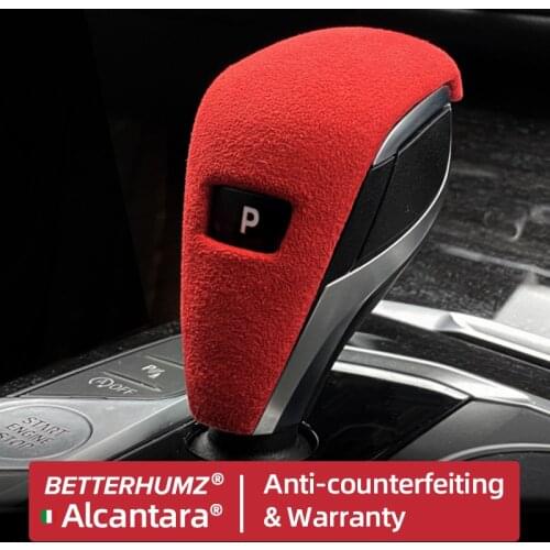 BETTERHUMZ Alcantara Suede Interior Trim For BMW 3 Series G20 325li 325i G29 Car Gear Shift Knob Cover Stickers Accessories