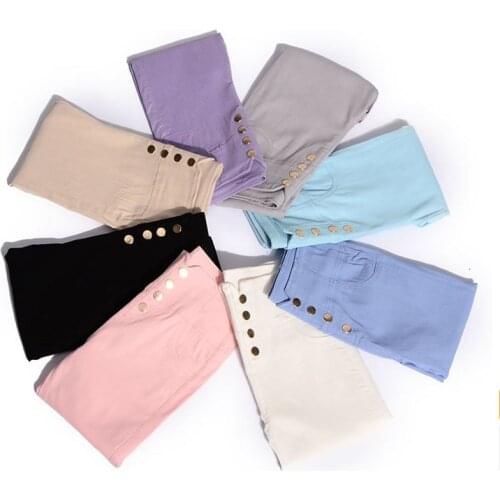 Plus Size 5XL Skinny Pencil Pants For Women Candy Colors Spring Summer High Waist Trousers Fashion New Casual Stretch Leggings