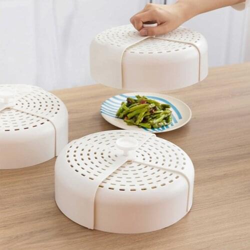 Household Foldable Anti-fly Vegetable Cover Anti-mosquito Breathable Food Cover Dining Table Cover Leftovers Dust Food Cover