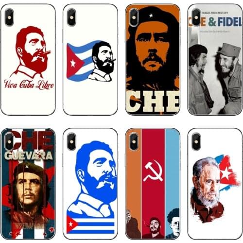 Cuba Havana 1966 Fidel Castro For iPhone 11 pro XR X XS Max 8 7 6s plus SE 5s 5c iPod Touch 5 6 cover case
