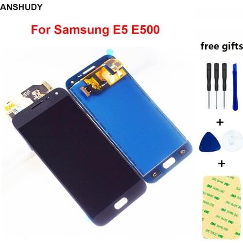 For Samsung Galaxy E5 Display Touch Screen Digitizer Assembly For Samsung E500F LCD Display E500 E500H E500M Display Screen