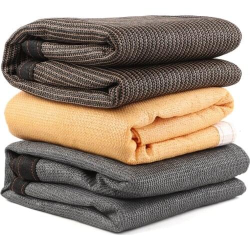 Hi-Quality Coffee Color Anti-UV HDPE Sunshade Net Balcony Guardrail Safety Privacy Nets Outdoor Succulent Plant Cover Sails