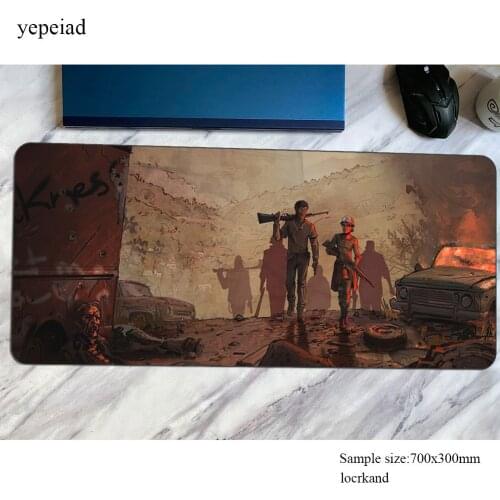 The walking dead game padmouse accessory Popular mouse pad gaming enterprise best seller rubber mats keyboard mouse mat gamer