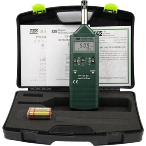 Tes-1360a Ambient air t Humidity Temperature Meter Handheld