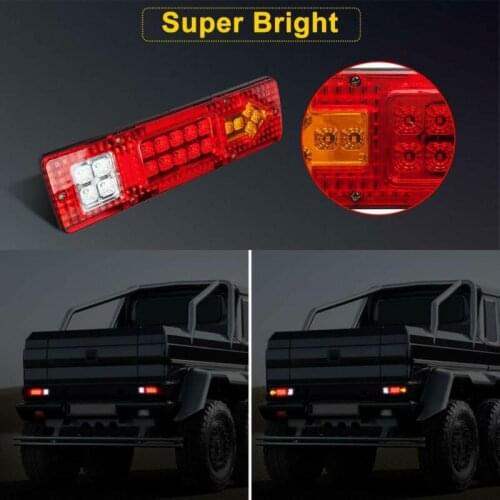 Red Tail Lights Stop Trailer 1.5W Truck 12V 19LED Waterproof 5A Camper