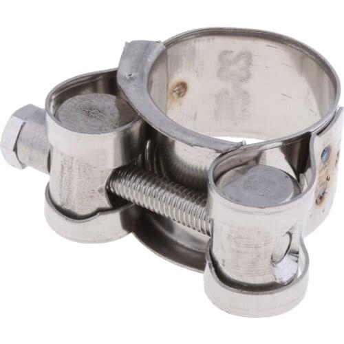 Motorcycle Motorbike Exhaust Muffler Pipe Turbo Clip Clamp for 23-25mm