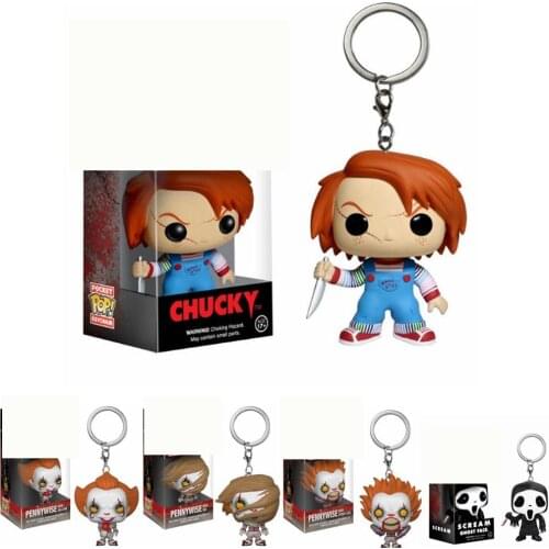 Cartoon Pockey Keychain Toy Story WOODY BUZZ LIGHTYEAR Alien Vinyl Action Figures Collectible Model Toys for Children