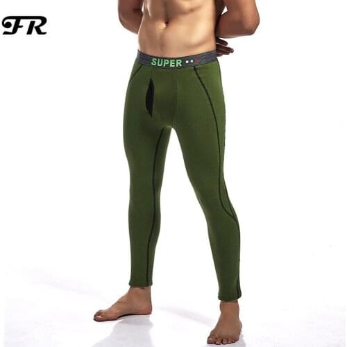 FR Mens Warm Pants,Mens Plus Thick Velvet Cotton Elastic Pants,Mens High Quality Comfortable Leggings