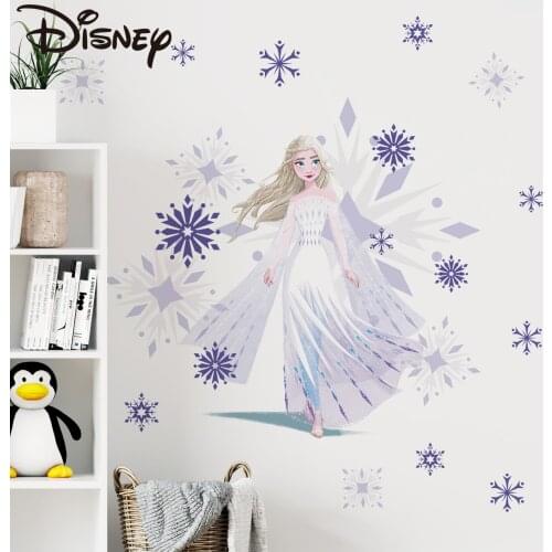 Disney Frozen 2 Aisha Princess Wall Stickers Living Room Bedroom Self-adhesive Removable Decorative Stickers
