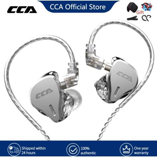 CCA CS16 16BA Units HIFI In Ear Earphones Bass Noise Cancelling Earbuds Metal DJ Sports Headphone For KZ ZAX ASX ZSX EDX ZS10 Z1