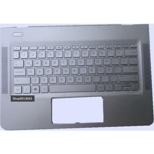NEW Original laptop replacement Palmrest Upper cover with US Version keyboard for HP ENVY 13-AB 13-ab023tu