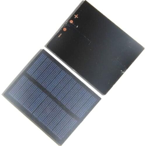 UI 0.5W 5.5V Mini PET Solar Panel Polycrystalline DIY Solar Panel Charger For 3.7v Battery 76*60MM 10PCS Free Shipping