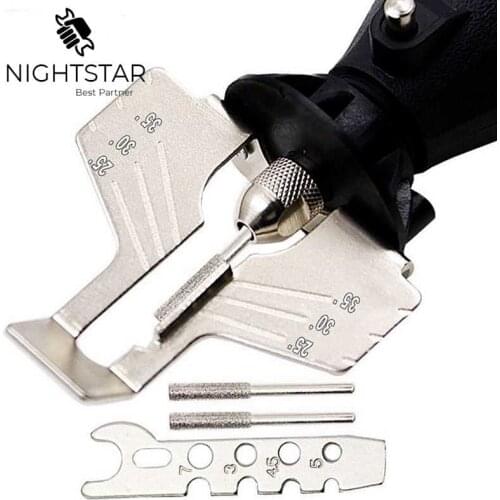 Saw Sharpening Attachment Sharpener Guide Drill Adapter Style Drill Rotary Tools for Drill Rot