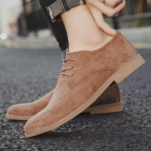 Purziro Men's Suede Shoes