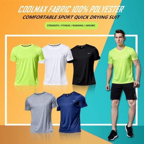 Running Shirt Dry Fit Gym Shirt Men Quick Dry Ropa Deportiva Hombre Gym Sport Shirt Sportswear Men 's Fitness Basketball Jersey