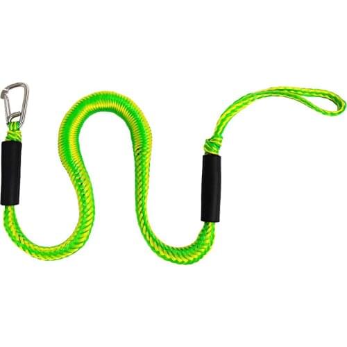 Boat Bungee Dock Lines Bungee Cords Docking Rope Stretches 4FT Mooring Rope Foam Float Fishing Max Load1000Kg Boat Accessories