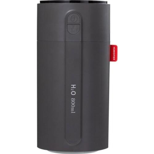 CPDD 800ml Dual Nozzle Air Humidifier USB Aroma Diffuser Night Light Induction Spray