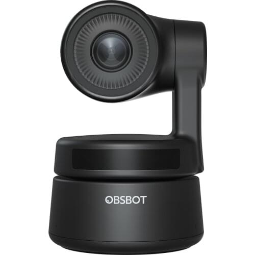 OBSBOT Tiny AI-Powered PTZ Webcam 1080p，Full HD 1080p Video Conferencing, Recording and Streaming - Black