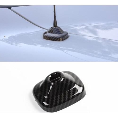 For Ford F150 2009-2015 Car Antenna Decoration Cover Trim Carbon Fiber Style Exterior Molding