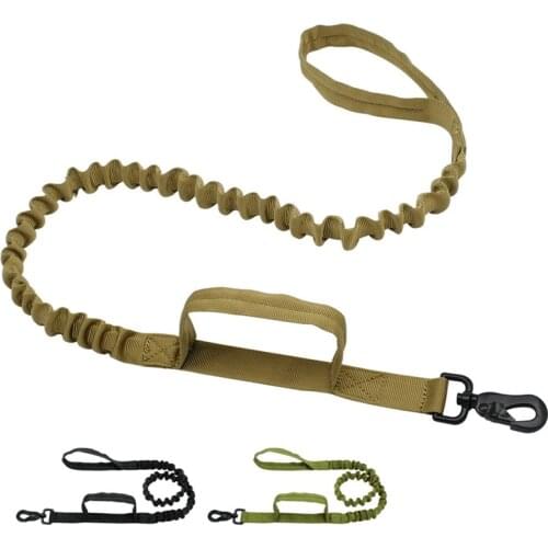 Military Tactical Dog Leash Adjustable Army Heavy Duty Dog Harness Tactics Security Training Dog Leashes