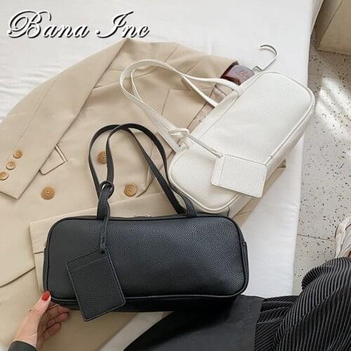 Japanese Style Simple Designer Small PU Leather Shoulder Bag For Women 2021 Womens TrendHandbags SWDF Branded Trending Hand Bag