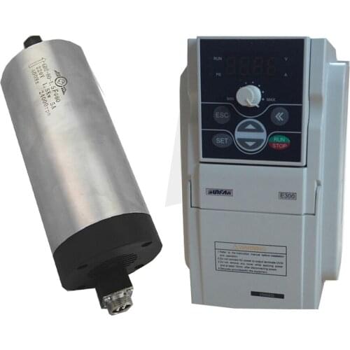 1.5kw ER11 220V Air cooled spindle motor & 2.2kw VFD inverter & 80mm Cast Aluminium bracket