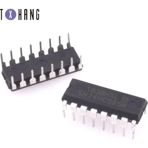 10PCS SN74HC595N DIP16 SN74HC595 DIP 74HC595N 74HC595 new IC