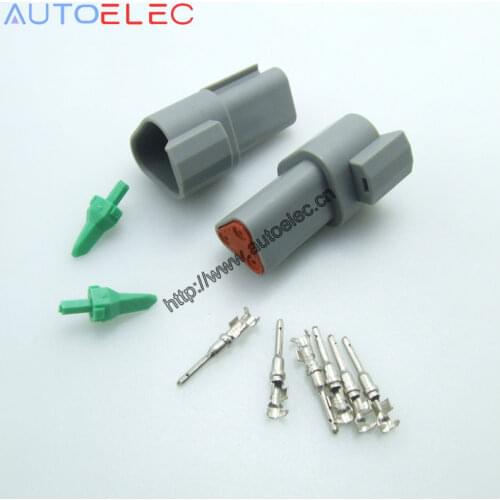 100Sets 3Pin DT04-3P connectors terminals plus OEM Deutsch DT and 1060-16-0122 U-BARREL FEMALE TERMINAL adapter for boats