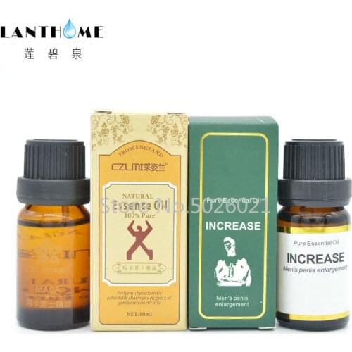 2 pcs Effective Permanent penis enlargement oils, increase penis XXL cream growth bigger men private parts male sex dealy oils