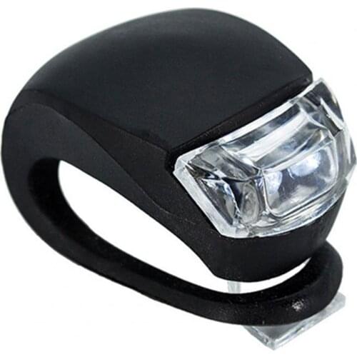 2Pcs Silicone Bicycle Front Light MTB Bike Handbar Light Waterproof Flashlight Night Cycling Warning Lights Bicycle Accessories