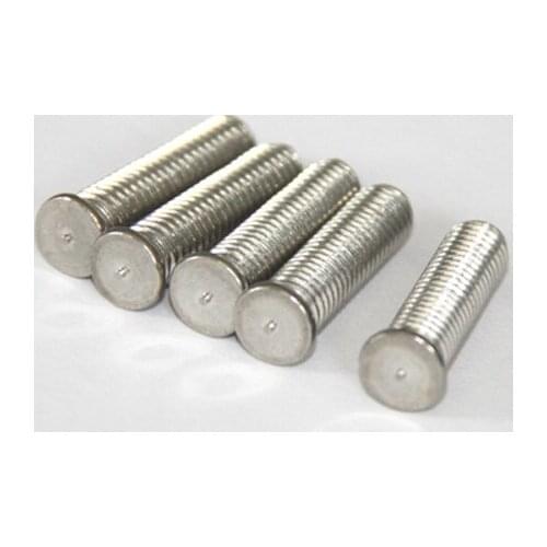 20pcs M5 Welding screw External thread Energy storage nail Spot weldings Stud 304 stainless steel bolt 6mm-50mm Length