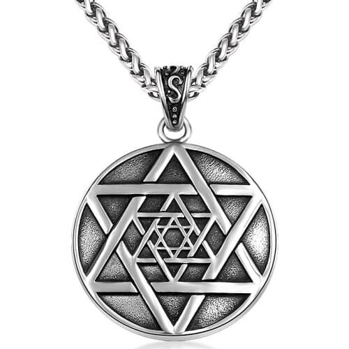 2019 David Magen Star Silver Color Jewish Judaica Fashion Titanium Gold