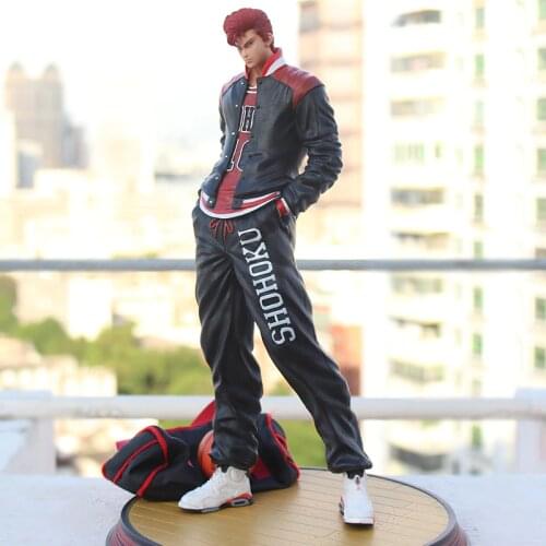 32cm Slam Dunk Gk Statue Shohoku 10 Sakuragi Hanamichi 1/6 Scale PVC Figure Collectible Model Toy