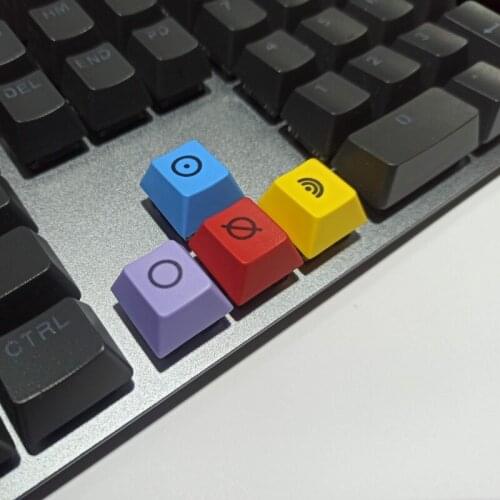 4Pcs Direction Arrow Key WASD Dye Sublimation Mechanical Gaming Keyboard Keycap PBT OEM Profile Keycap Key Cap