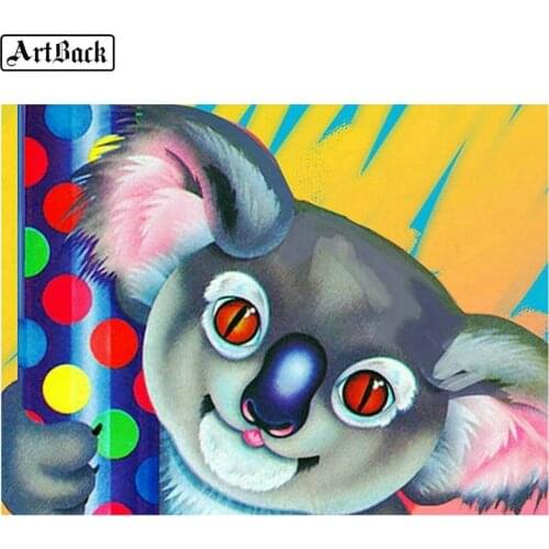 5d diamond painting color sloth picture full square drill watercolor animal 3d diamond embroidery handmade mosaic art home decor