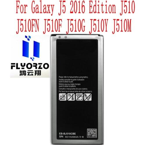 High Quality 3100mAh EB-BJ510CBE Battery For Galaxy J5 2016 Edition J510 J510FN J510F J510G J510Y J510M Mobile Phone
