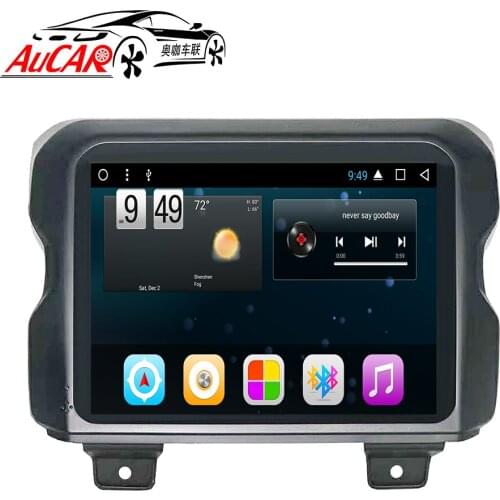 AuCAR 8.4" Android 8.0 car radio Car DVD Player for Jeep Wrangler jk 2018 car Stereo GPS Navigation system HD radio IPS WIFI